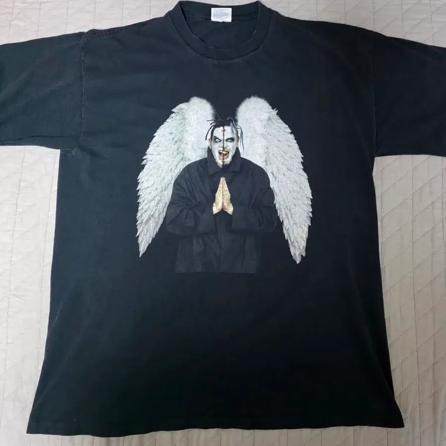 [XL] 00s Twiztid 프릭쇼 앤젤 빈티지 랩티 밴드티