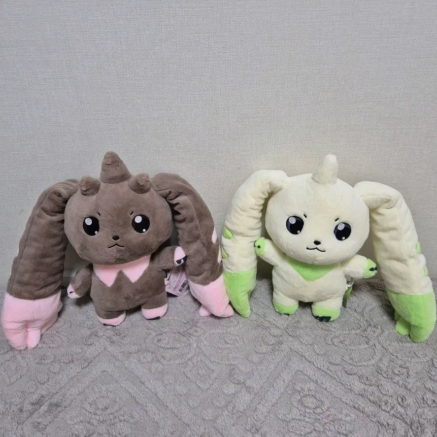 디지몬 중형 인형 25cm 테리어몬&로프몬 세트