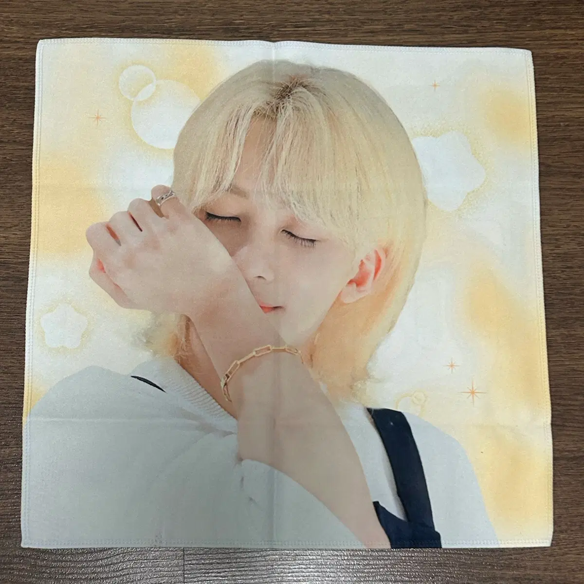 세븐틴 정한 정사각 반사슬로건