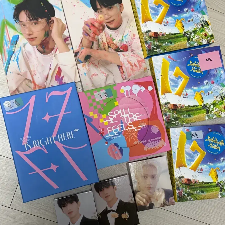 최저가) 세븐틴 캐럿반 폭덤 도겸 정한 디노 버논 준휘 seventeen heaven is right here spill the feels 10주년