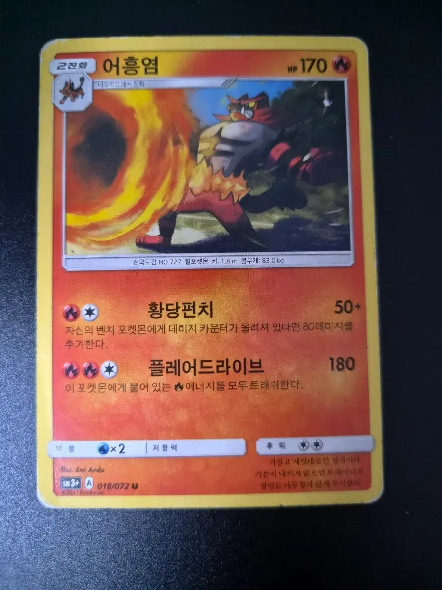 포켓몬 카드 어흥염