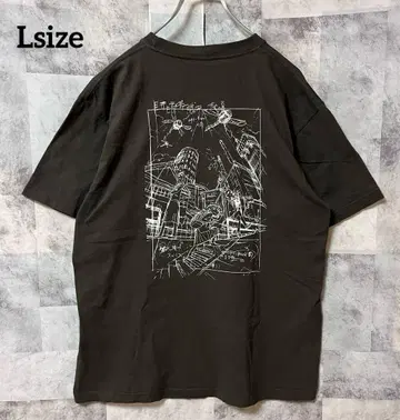 영상 연구회에는 손대지 마! Lsize 반팔T셔츠 그레이