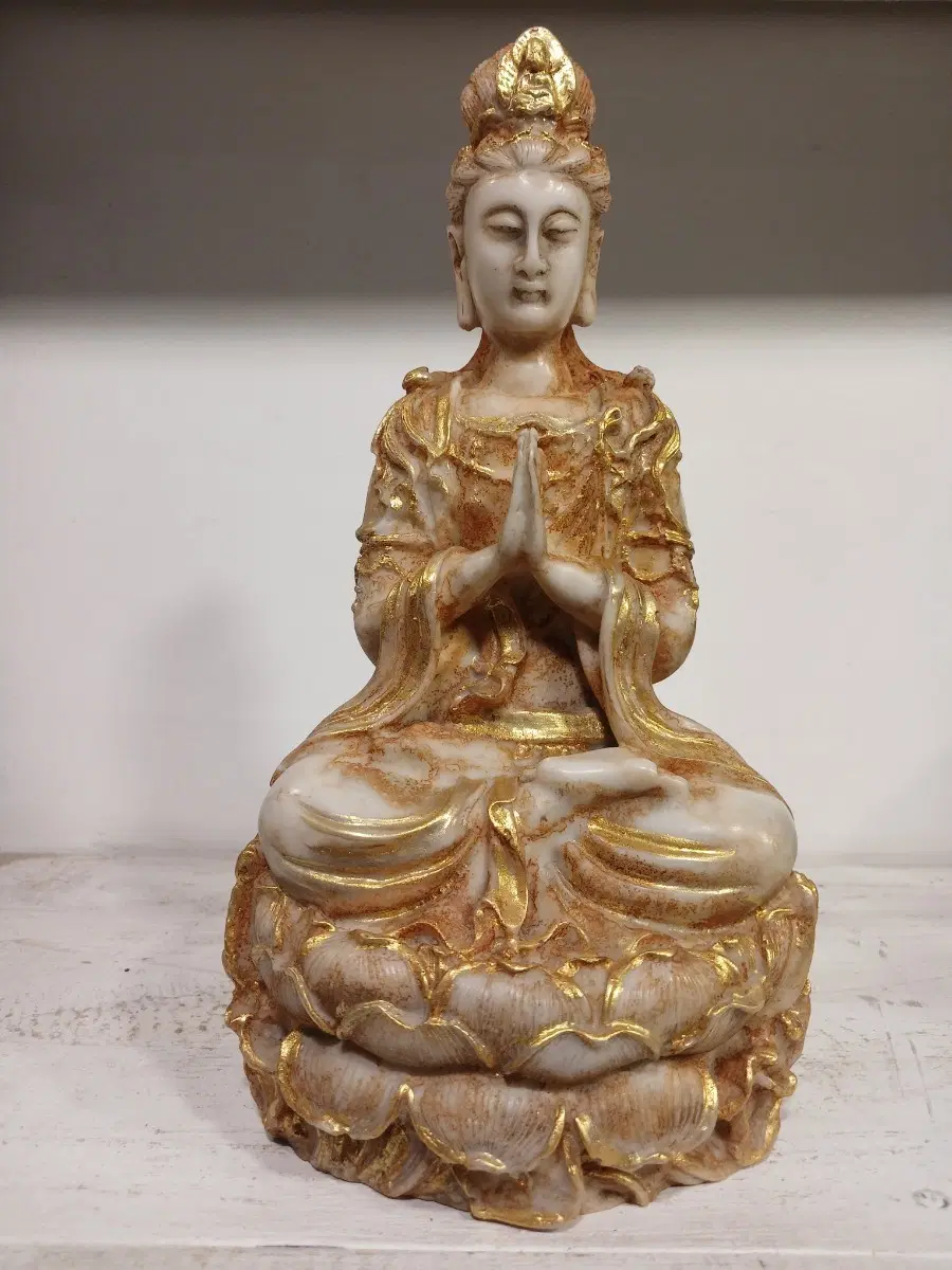 옥 대리석 느낌 중국 고미술 골동 불상 석가모니 스님 불교 미술