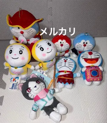 도라에몽 봉제 인형 8개