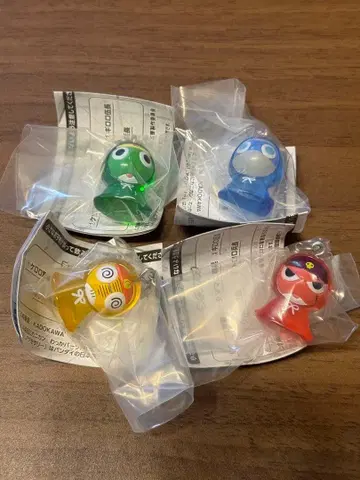 개구리 중사 케로로 메지루시 액세서리 4종 세트 세미 컴프 가챠가챠