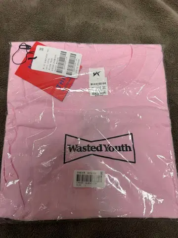 Wasted Youth 긴팔 티셔츠 핑크 L 사이즈