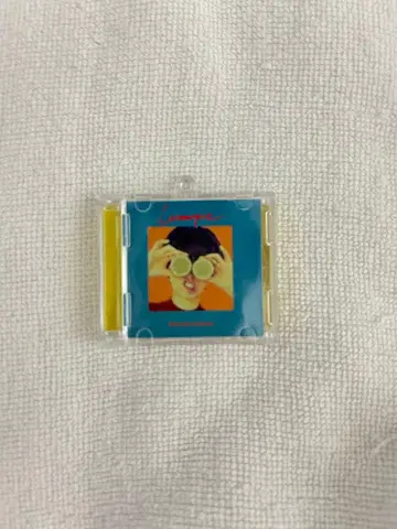 마카로니 연필 레몬파이 미니어처 CD풍 키링