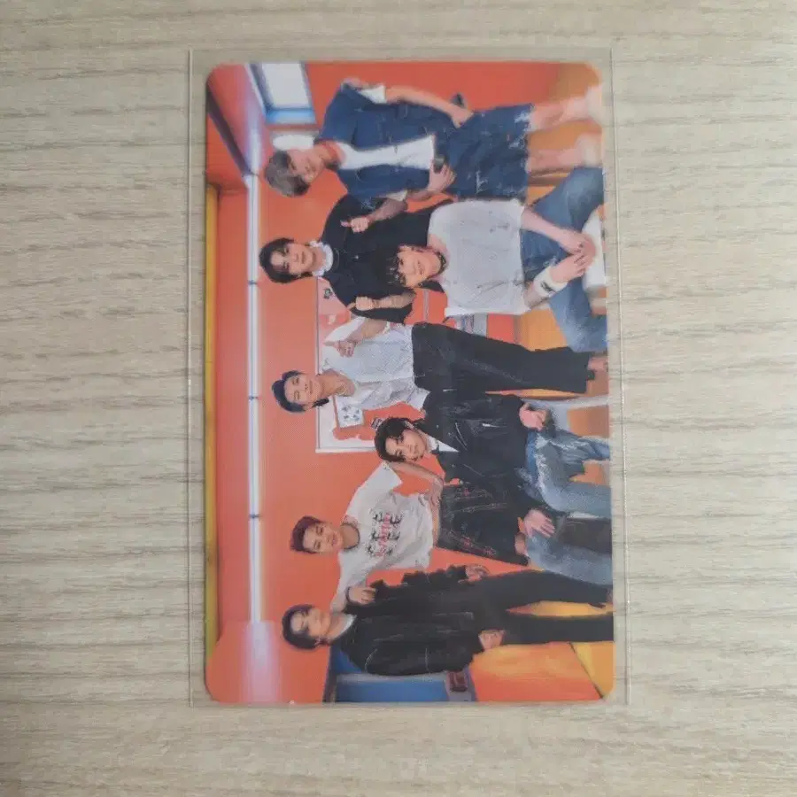 방탄소년단 버터 크림버전 앨범포카 단체
