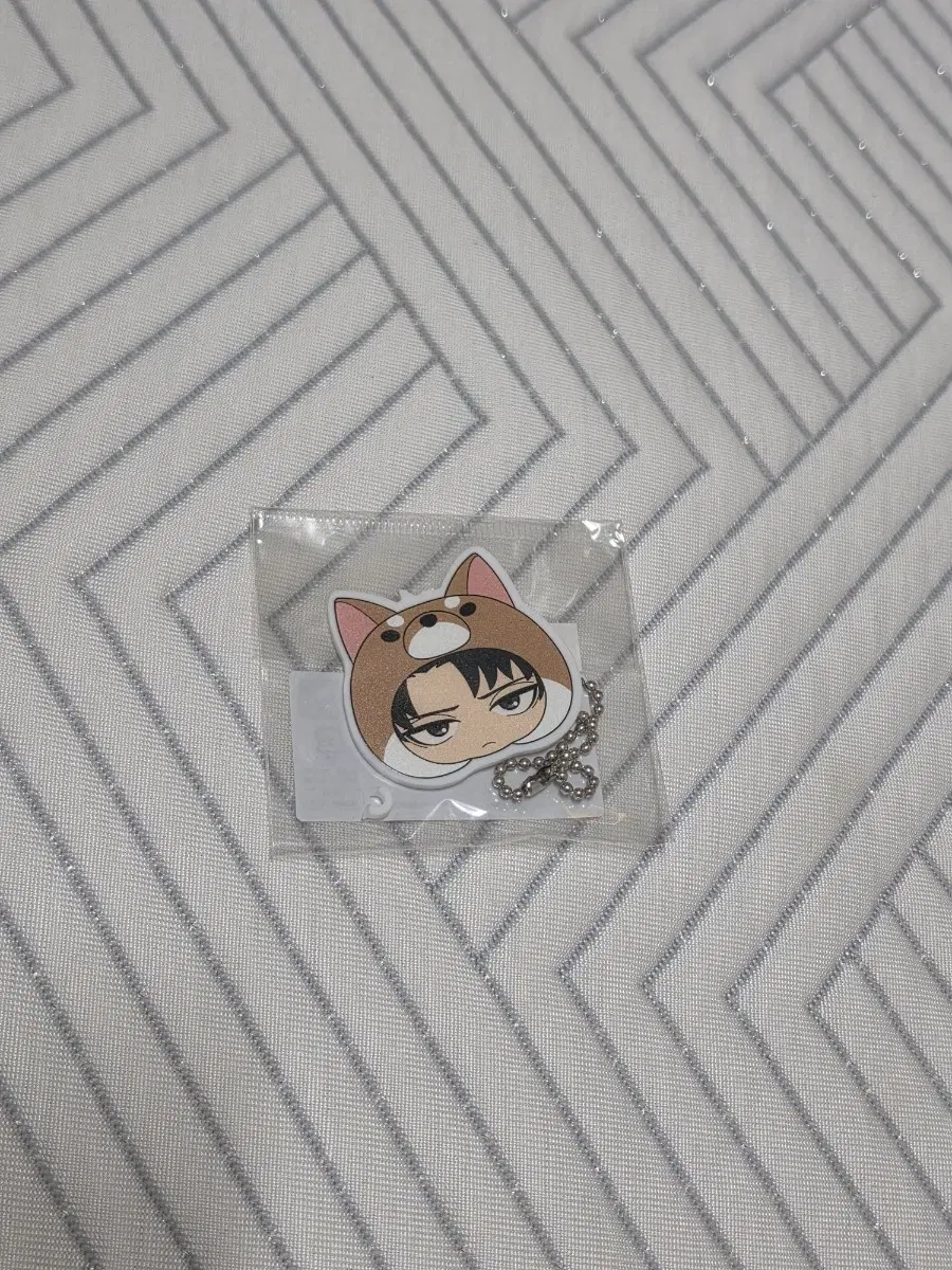 [미개봉] 진격의거인 리바이 10주년 립뭉이 키링 (하자 O)