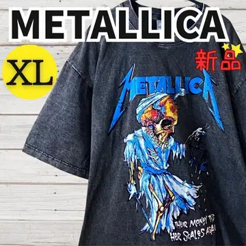 미사용 새상품 메탈리카 METALLICA 빈티지 가공 락밴드 T셔츠 2729