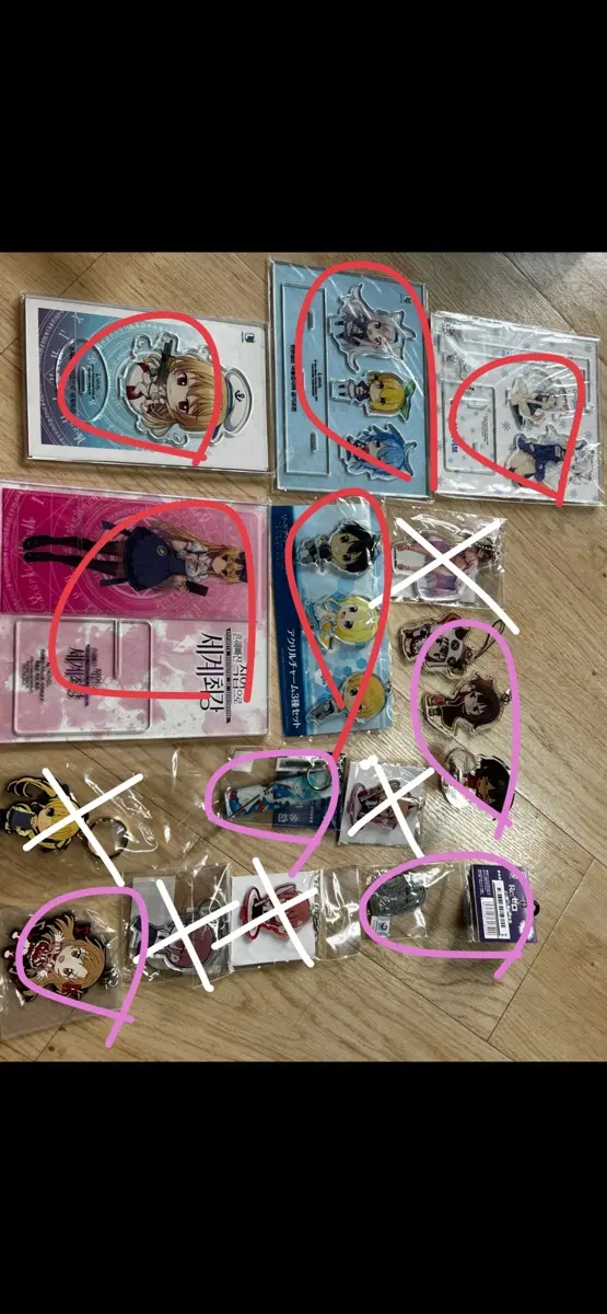 애니 굿즈 판매(흔직세,소아온,데이트어라이브,코노스바)