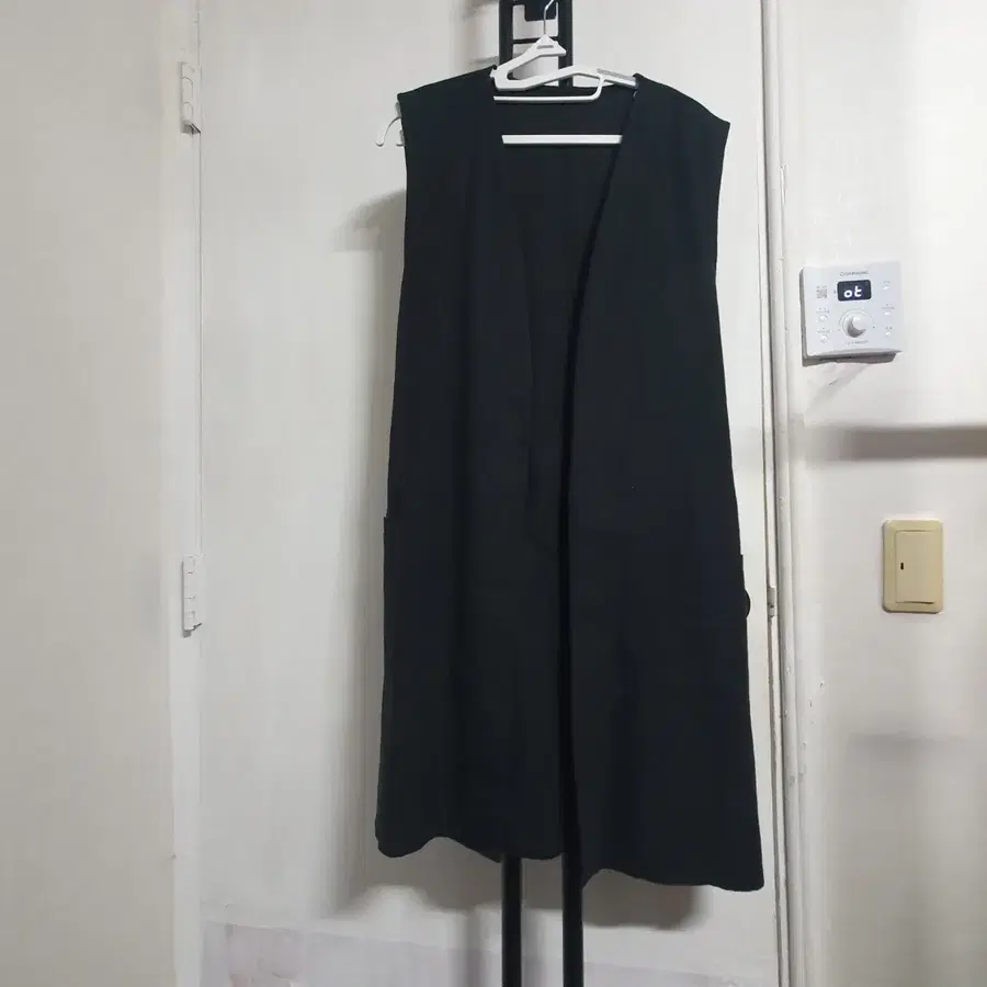 로티니 린넨 조끼 여성66 블랙