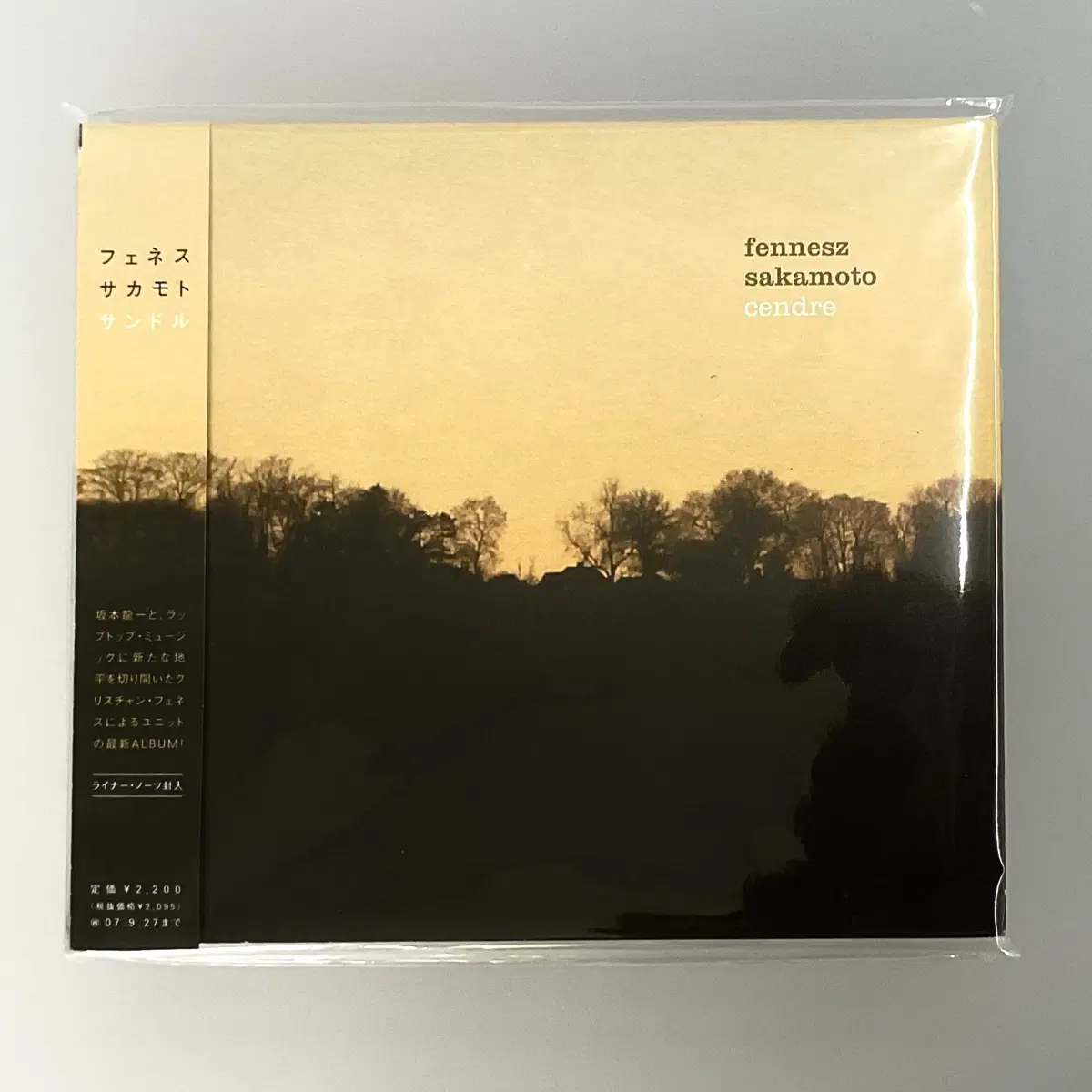 [초판] 페네즈 & 사카모토 류이치 - Cendre CD