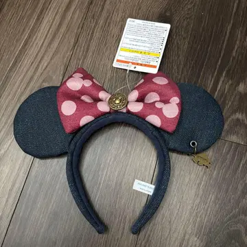 웨스턴 머리띠 미니 디즈니랜드 데님