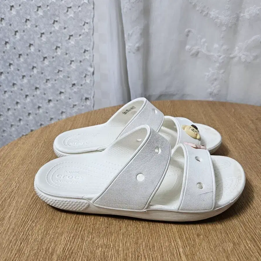 크록스 슬리퍼 w8 250