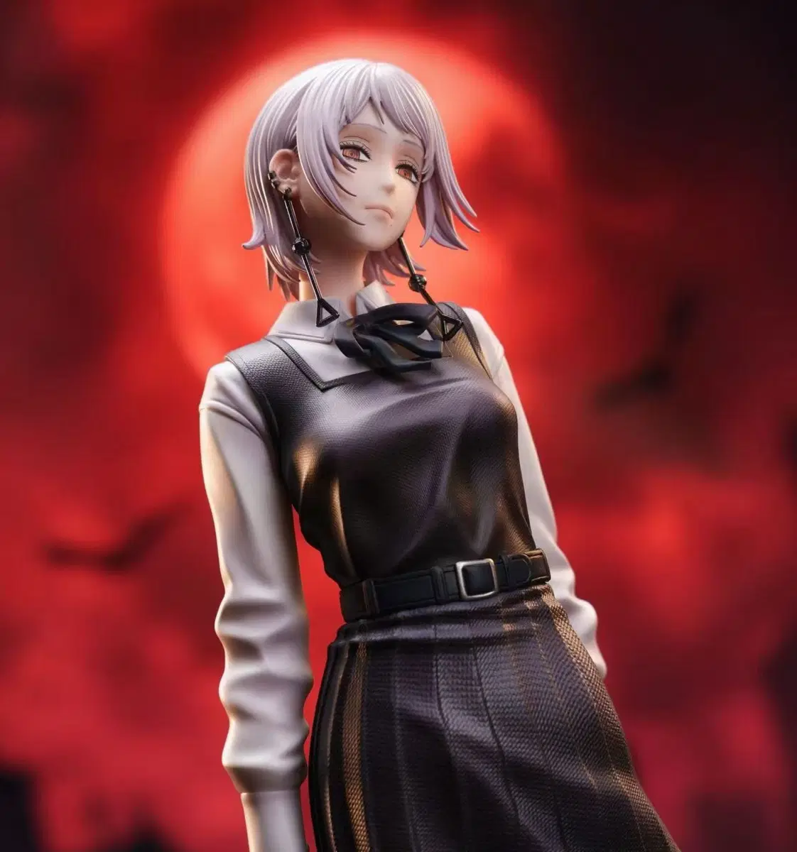Quiet Art 키가 레진 피규어 체인소맨 레진 피규어 데블헌터