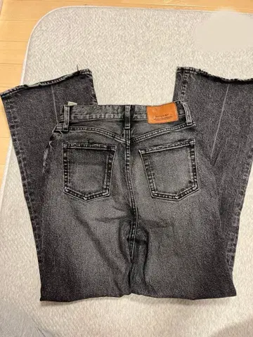 moussy 플레어 데님 BLK 25