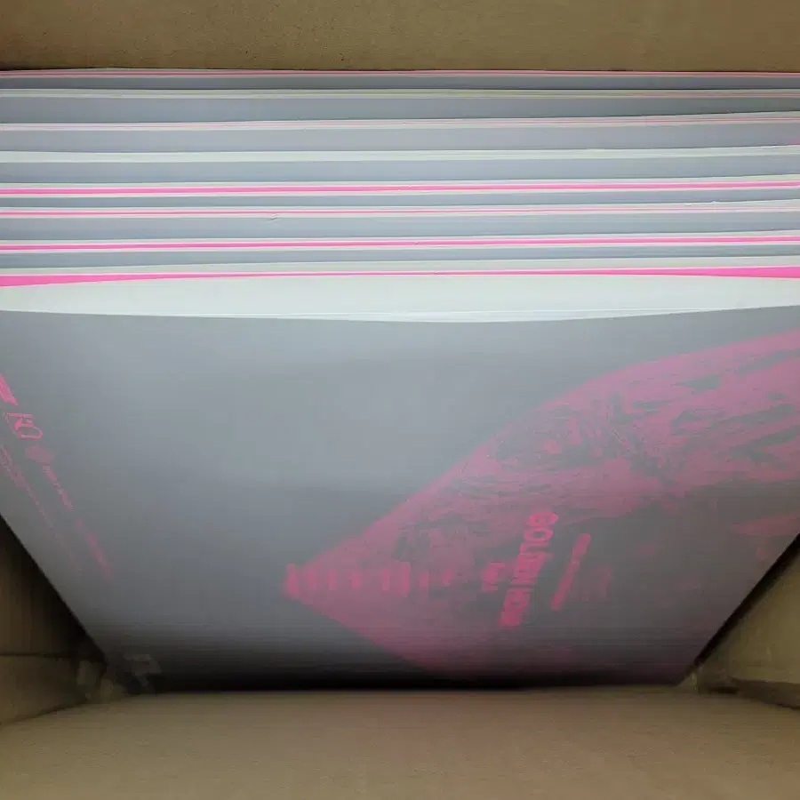개봉 포카x 에이티즈 골든아워5 Bad 엘피 LP 앨범 핑크 바이닐
