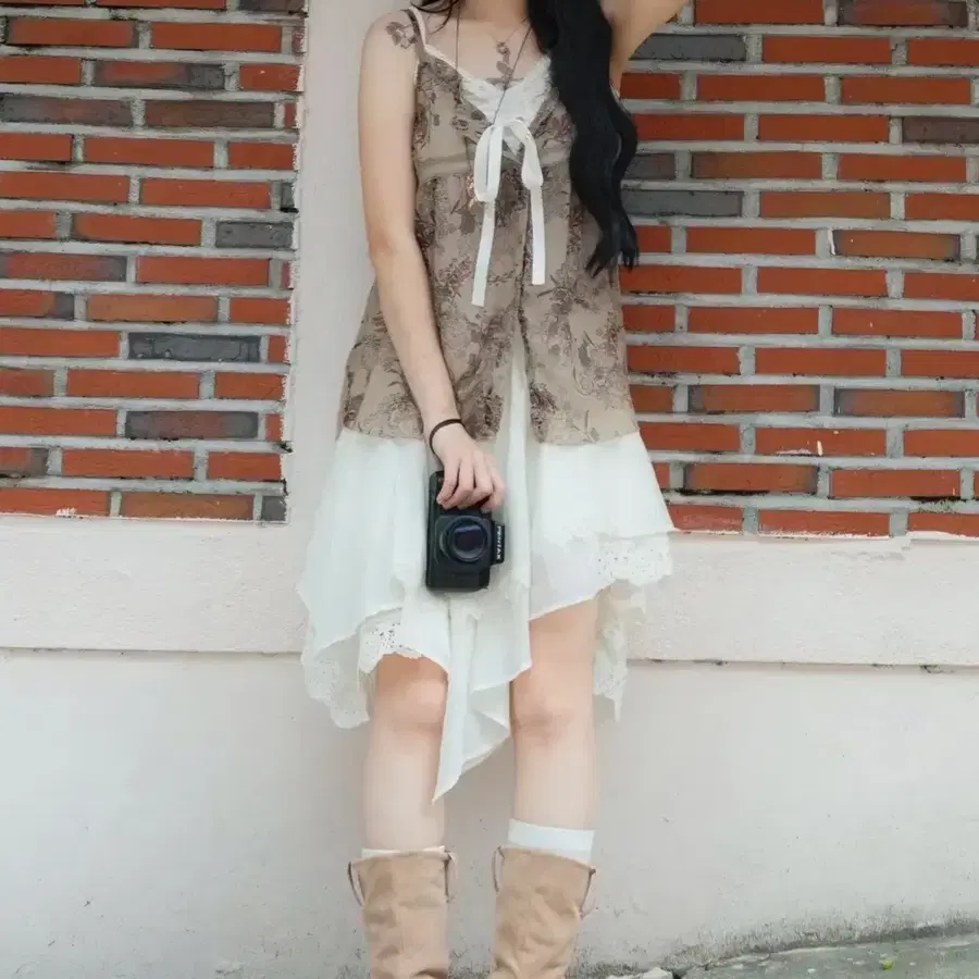 모리걸 레이어룸 그린 나시