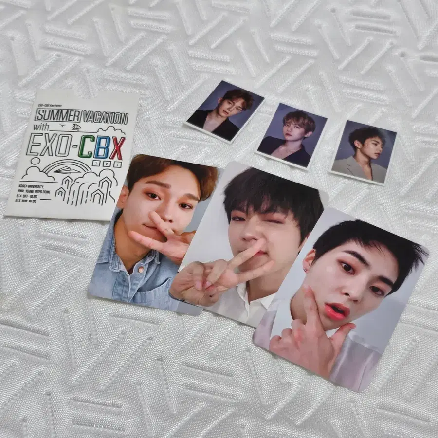CBX 첸백시 팬미팅 포토카드 + 시그 특전