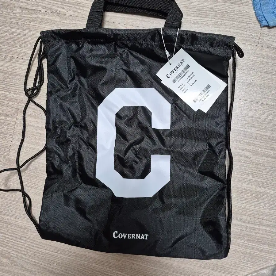 커버낫 백팩 블랙 C 로고