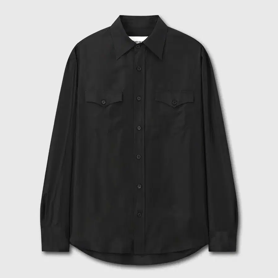 토니웩 실크 더블 포켓 셔츠 블랙 XL