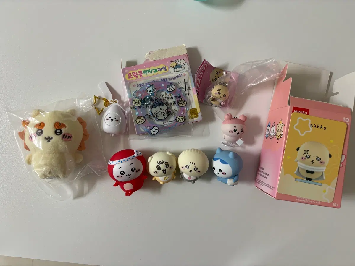 치이카와 피규어 모음 (치이카와,시사,랏코,하치와레,카니)
