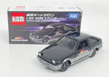 타카라토미 토미카/도쿄 오토살롱 2021 개최 기념 타카라토미몰 오리지널 도요타 AE86 스프린터 트레노(블랙/실버) ST20