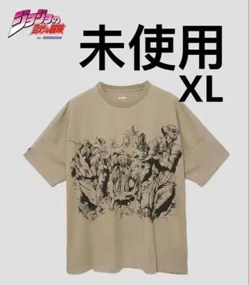 새상품 graniph 죠죠의 기묘한 모험 기둥 남자 T셔츠 반팔 XL사이즈