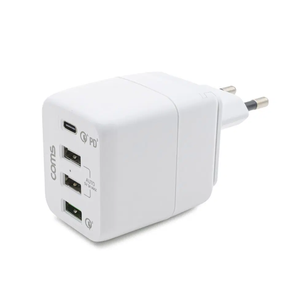 해외 여행용 멀티 충전기 USB 4포트 C타입 A타입 PD/QC3.0/45W