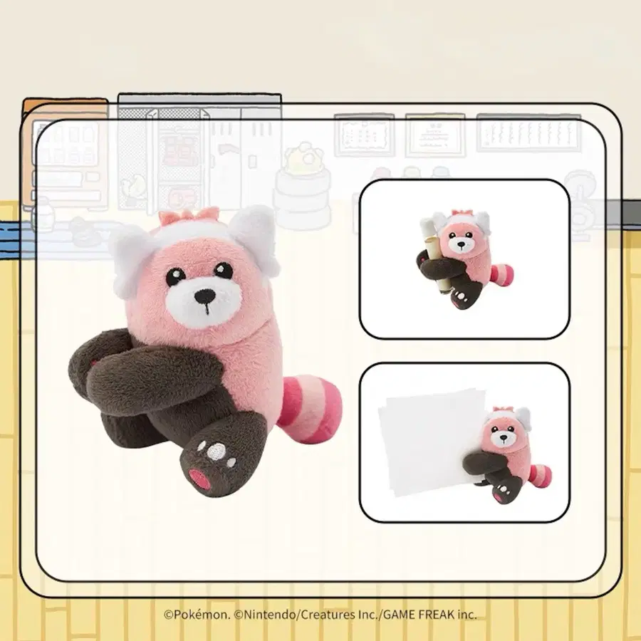 포켓몬스터 이븐곰 메모꽂이 누이 인형
