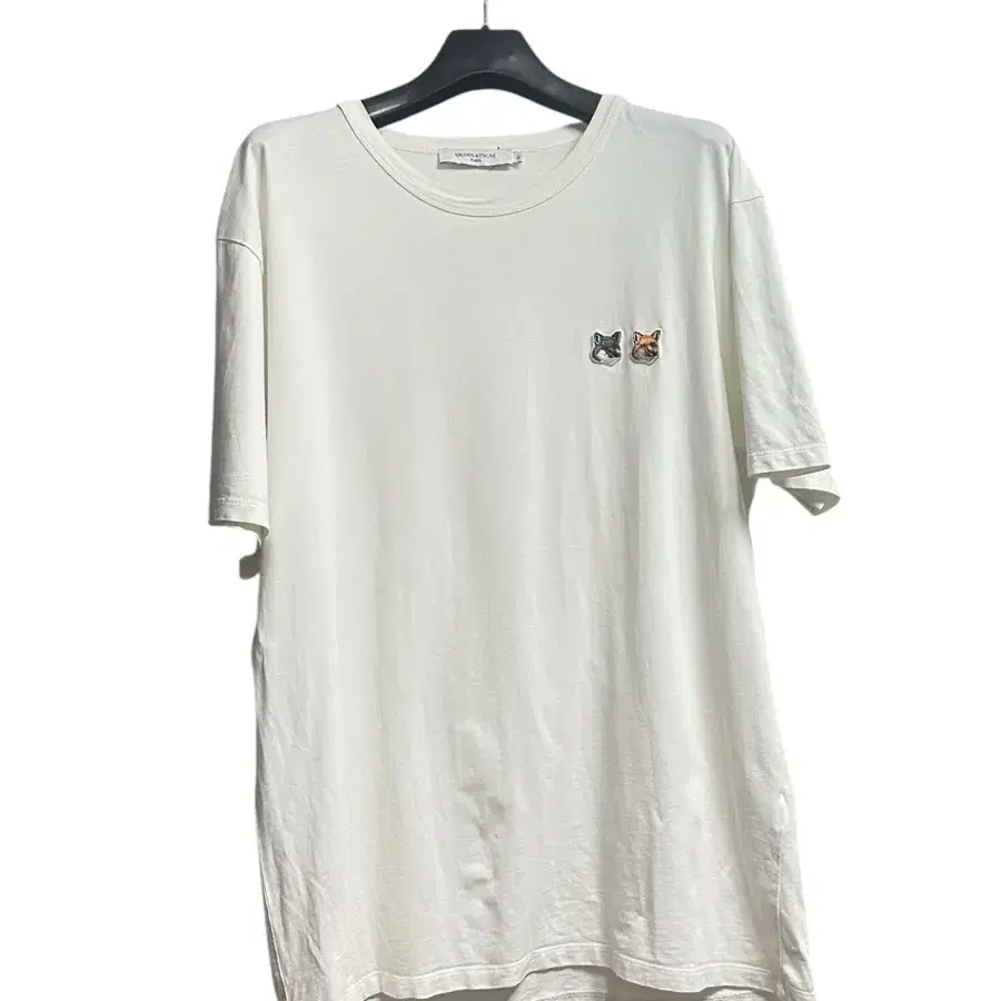 메종키츠네 더블 폭스헤드 반팔티 XL