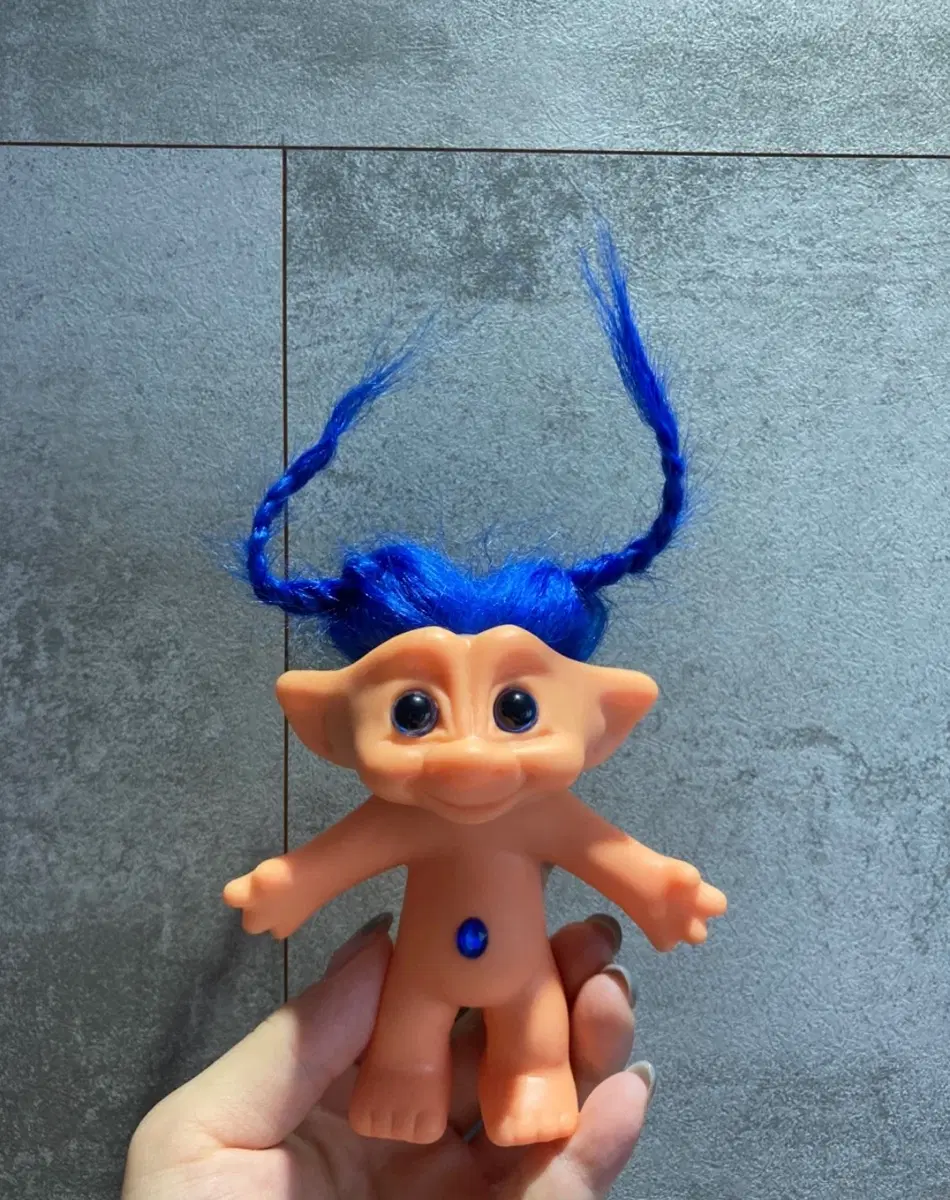 빈티지 큐빅 트롤 피규어 인형