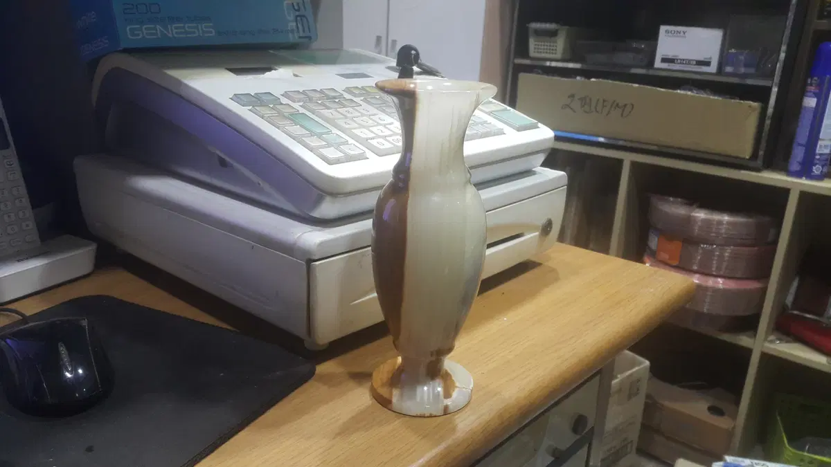 천연 옥돌 화병