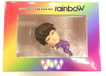쟈니즈WEST 21년 rainboW 하마다 타카히로 떨어지지 않는 선대 레인보우 보라색