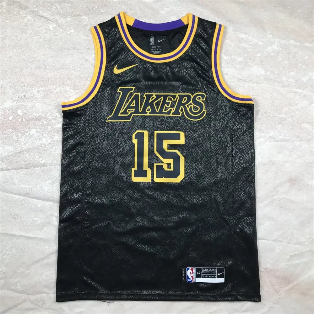 NBA 농구복 레이커스15호 리버스 블랙스네이크 핫스윙맨