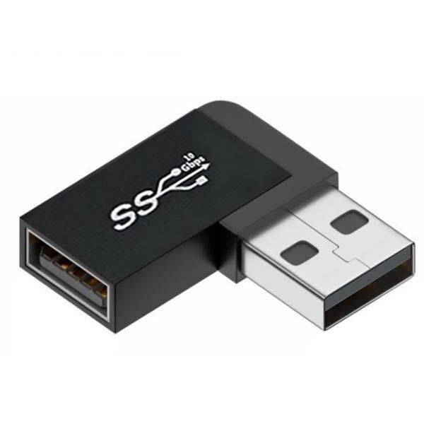좌향 90도 USB-A 3.2 10Gbps 연장젠더