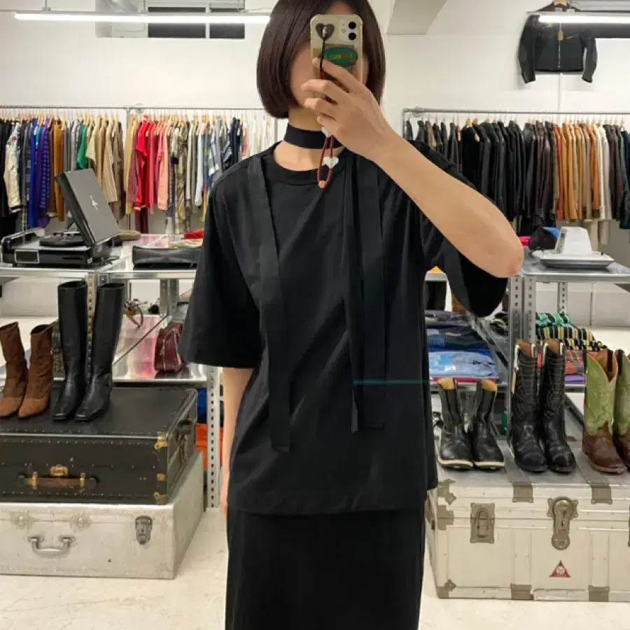 GU x 언더커버 스카프 티셔츠