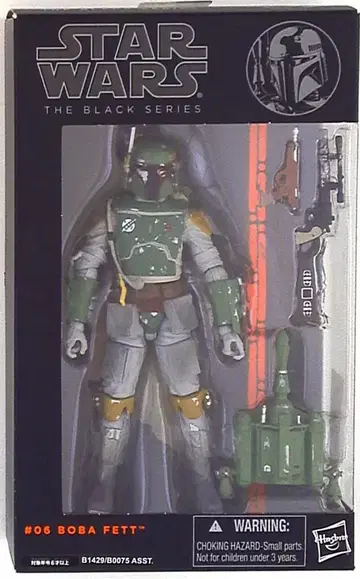 HASBRO THE BLACK/6INCH BOBA FETT #06