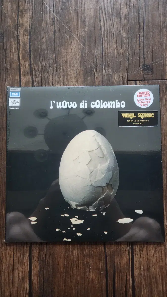 L'uovo di Colombo.미개봉 Clear red한정반 180g. GF
