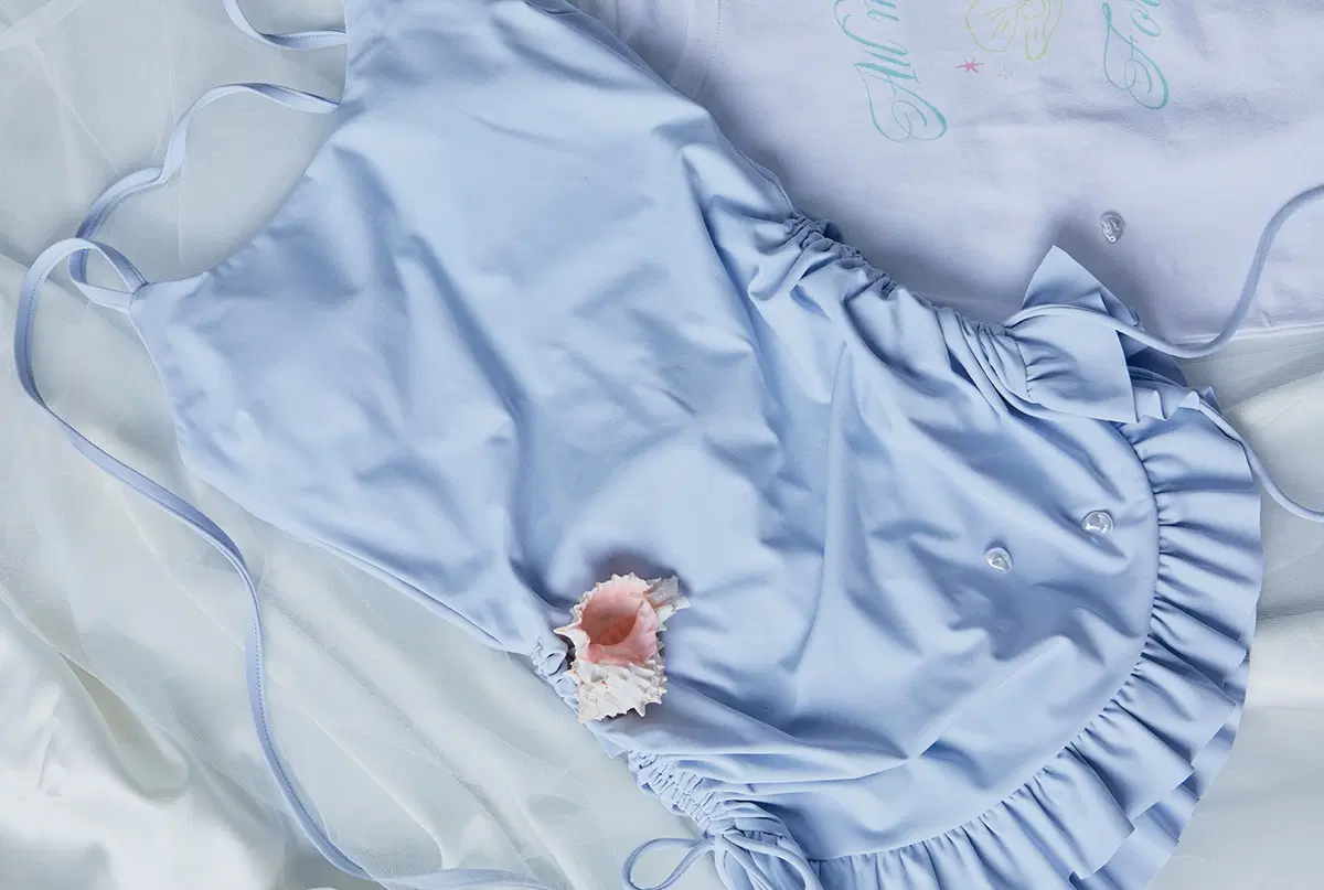 비키니밴더 리본타이 스커트 모노키니