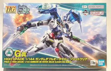 BANDAI SPIRITS 제일복권 기동전사 건담 건담 프라모델 2023 건담 빌드 다이버즈 G상 HG 건담 더블오 다이버 솔리드 클리어