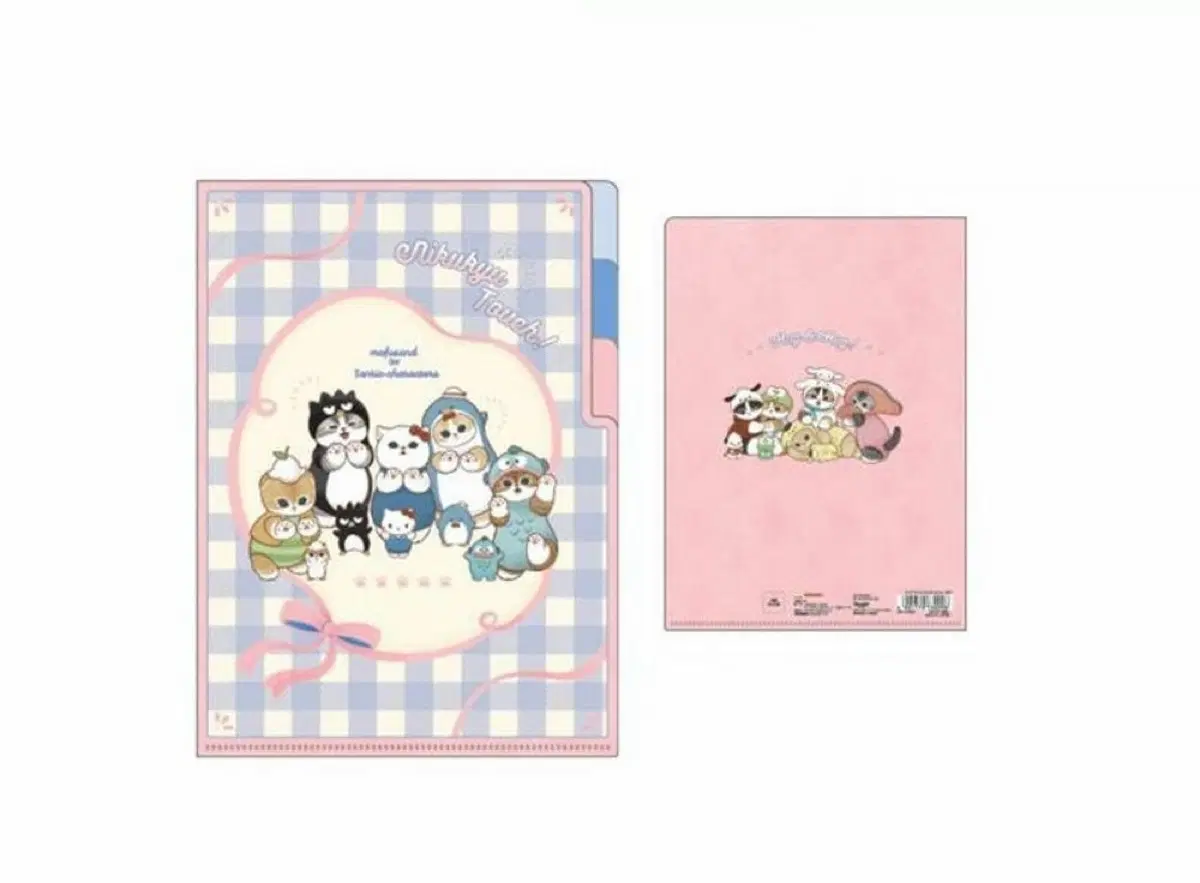 산리오 x 모프샌드 3포켓 파일 A5 (한교동 키티 바츠 턱샘 쿠리링)