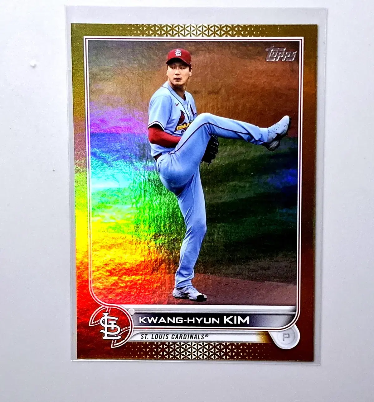 MLB 김광현 골드포일 특수카드 2022 탑스