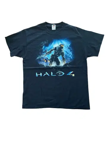 HALO4 헤일로 포 반팔 티셔츠 게임 블랙 (남성용 XL) 중고
