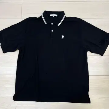 U.S. POLO ASSN. 피케 셔츠 블랙 S