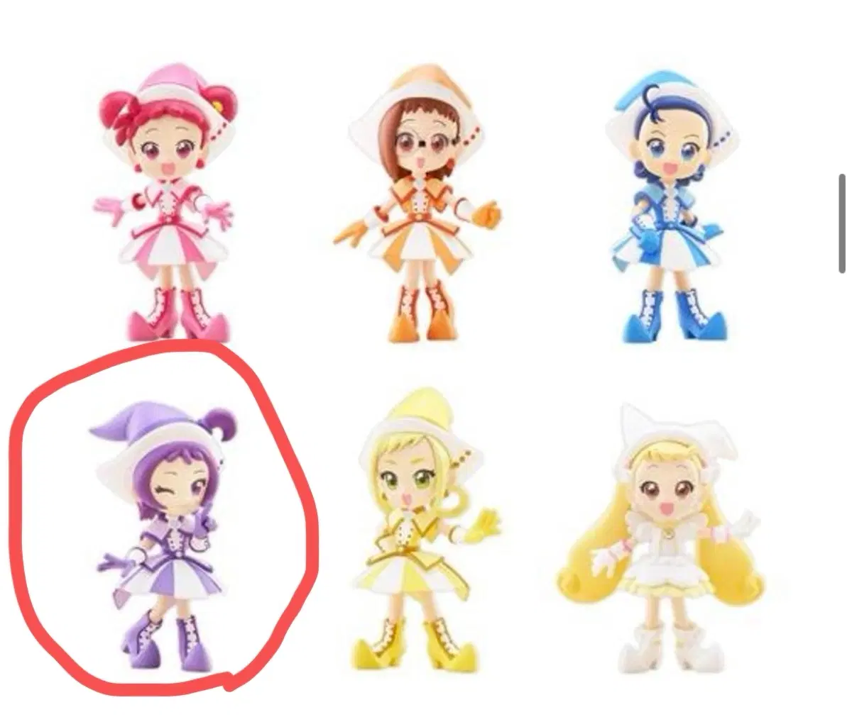 도레미 팔버스 피규어 보라 온푸