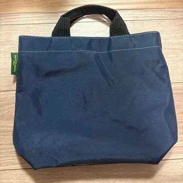 에르베 샤펠리에 나일론 보트형 토트백 네이비