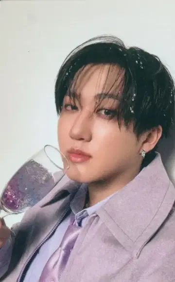 StrayKids 초회 한정판 B Changbin Hollow 보라색
