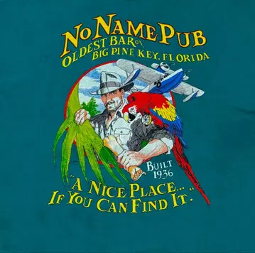 No Name Pub 노네임펍 티셔츠 구제 의류 그린 XL 플로리다